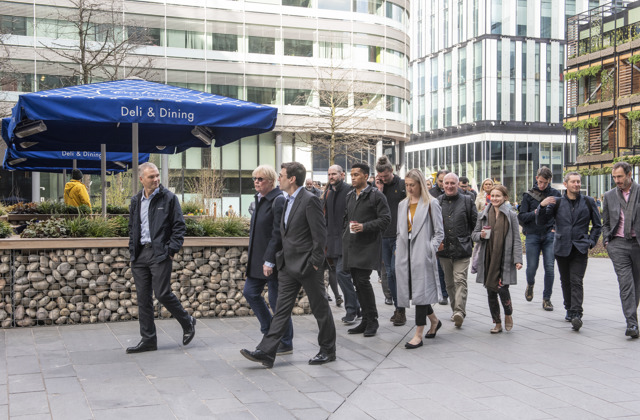 workplace doing the daily mile