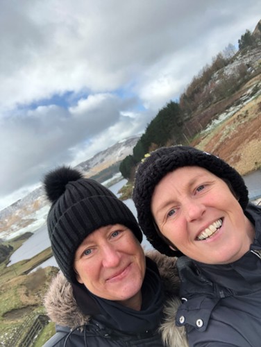 Jo Taylor and Hayley Lever